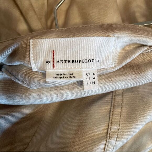 Anthropologie Mitra Relaxed Tie Dye Pants Cream Tan Women's Size 4 - Picture 8 of 14